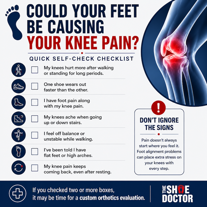Could Your Feet Be Causing Your Knee Pain?